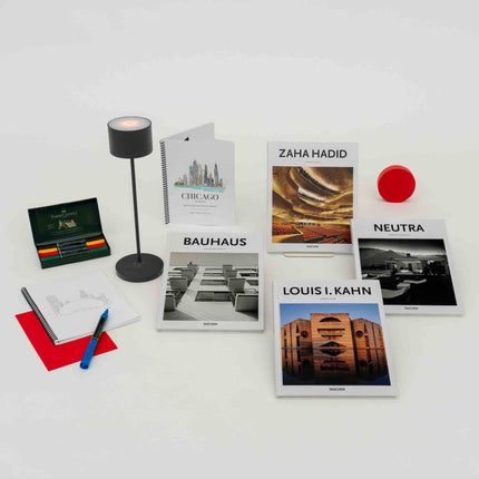 Large open book showing various sizes of skyscrapers.