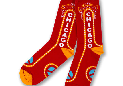 Chicago Theater Dress Socks