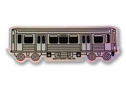 El Train Car Sticker