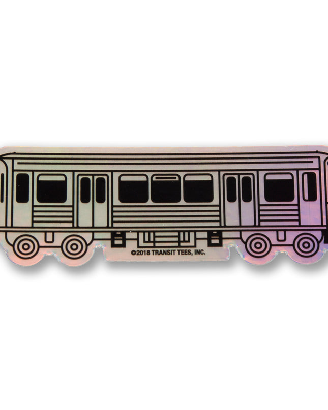 El Train Car Sticker