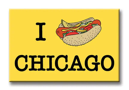 Chicago Hot Dog Magnet