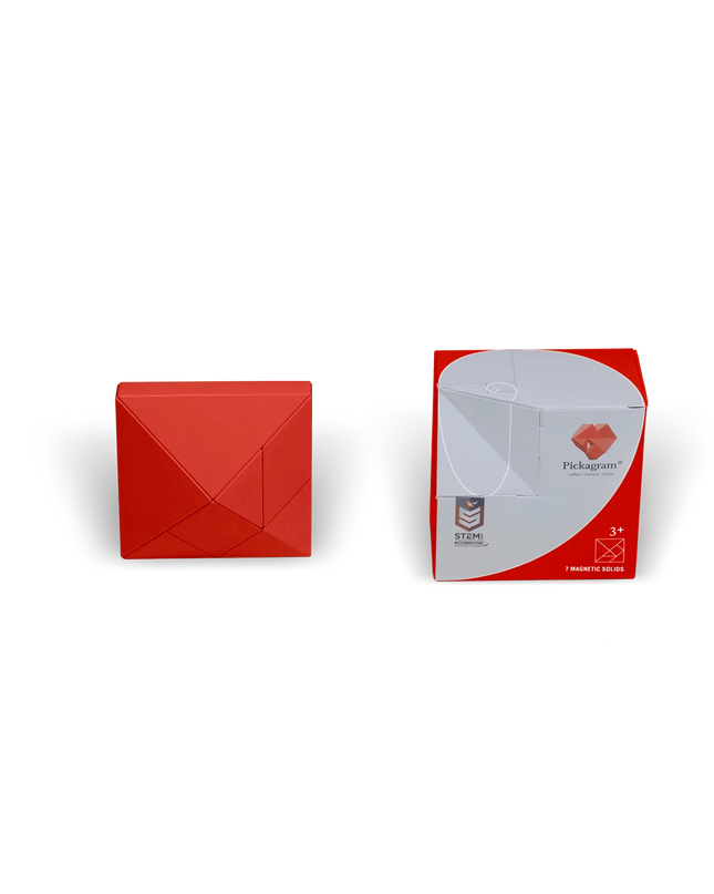 Pickagram 3D Art Puzzle - Red