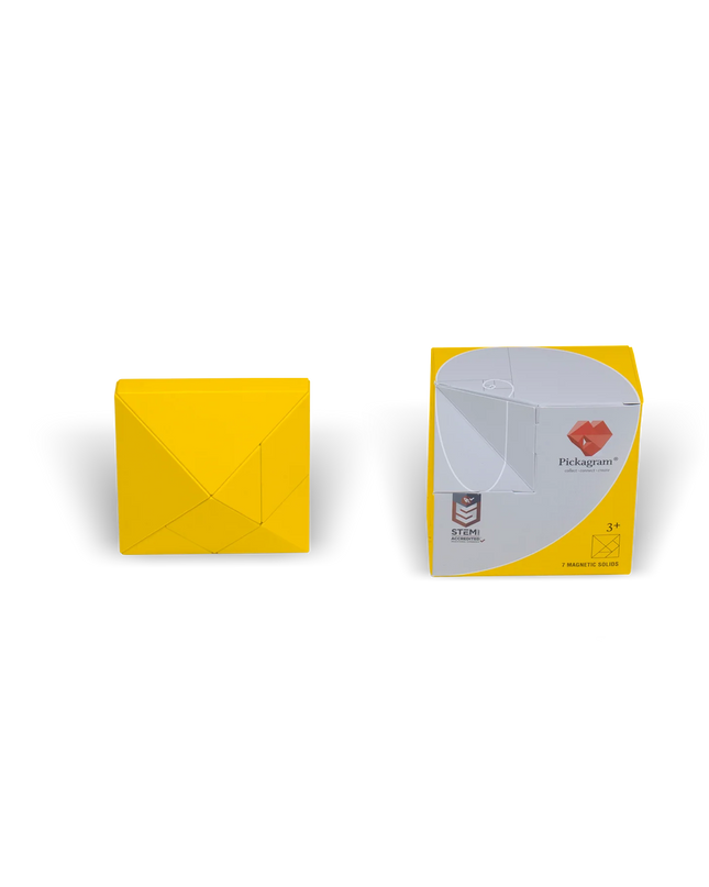 Pickagram 3D Art Puzzle - Yellow