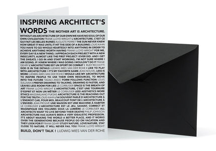 Inspiring Architects Words Greeting Card