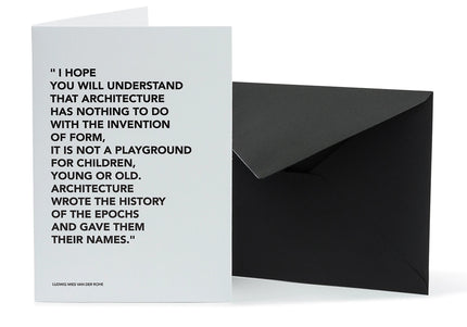 Mies Van Der Rohe Playground Greeting Card