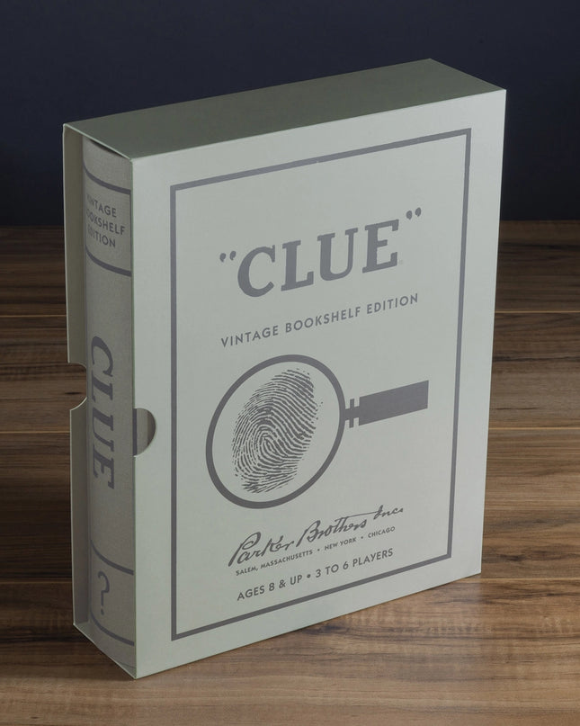 Clue Vintage Bookshelf Board Game