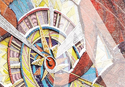 Cover of the book 'Art for Architecture: Ukraine' featuring a colorful abstract mosaic design.