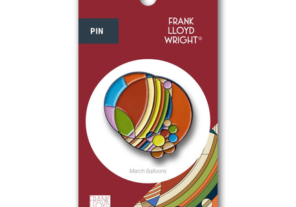 Enamel Pin - March Balloons FLW