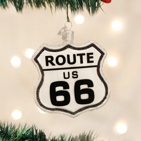 Historic Route 66 Sign Ornament