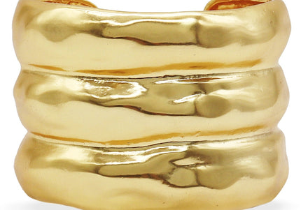 Bubble Textured Three Row Cuff