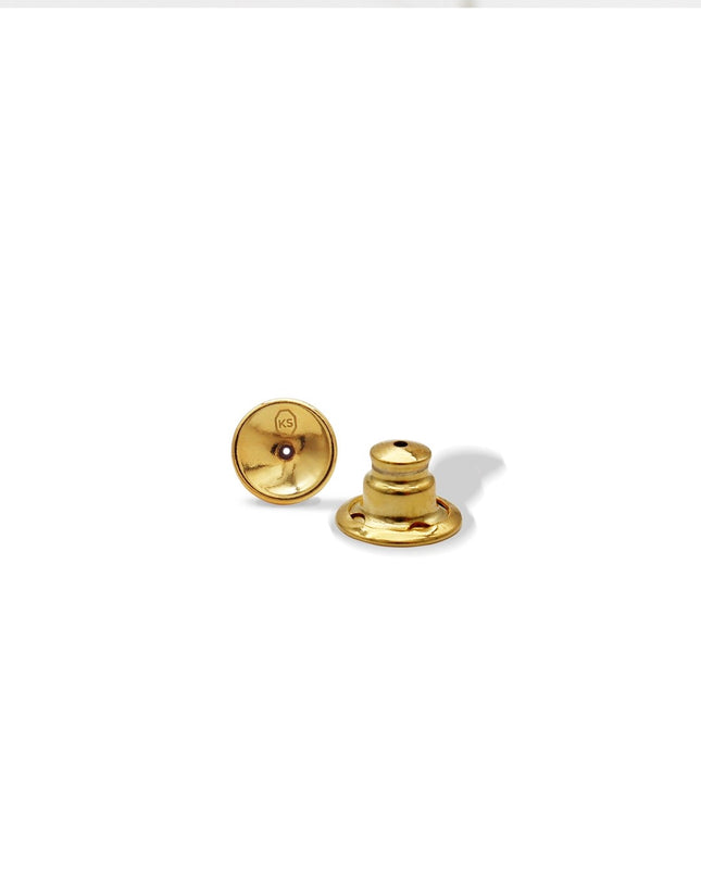 Dots Hoop Earrings Beige Enamel