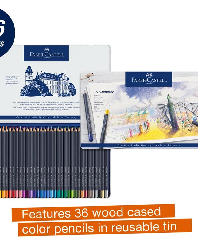 Goldfaber Color Pencils - Tin of 36