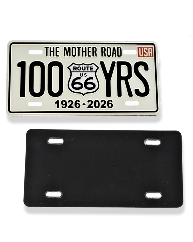 100 Year Route 66 Magnet- WHITE