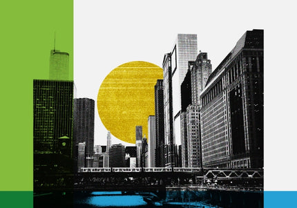 Chicago - On the River 11x14 Print