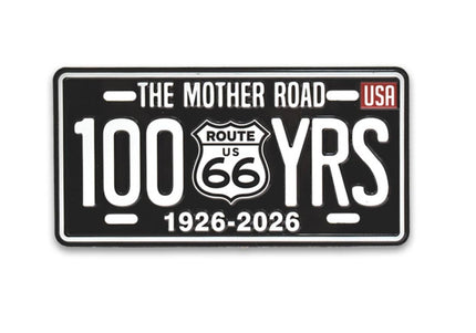100 Years Route 66 Magnet- BLACK
