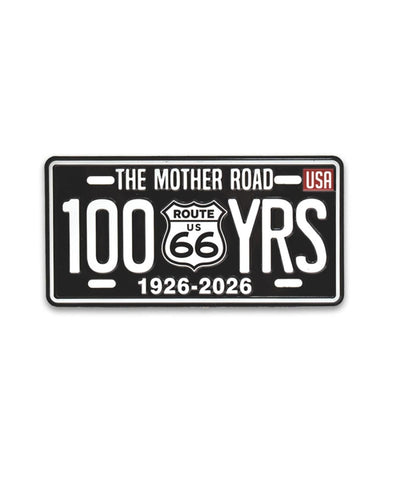 100 Years Route 66 Magnet- BLACK