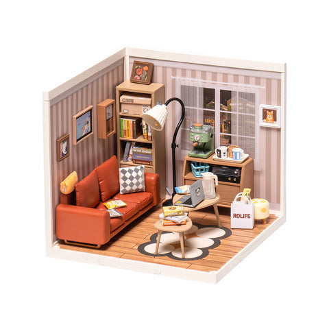 DIY Cozy Living Lounge Miniature House