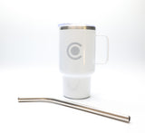 CAC Mini Steel Tumbler Shot White