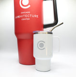 CAC Mini Steel Tumbler Shot White