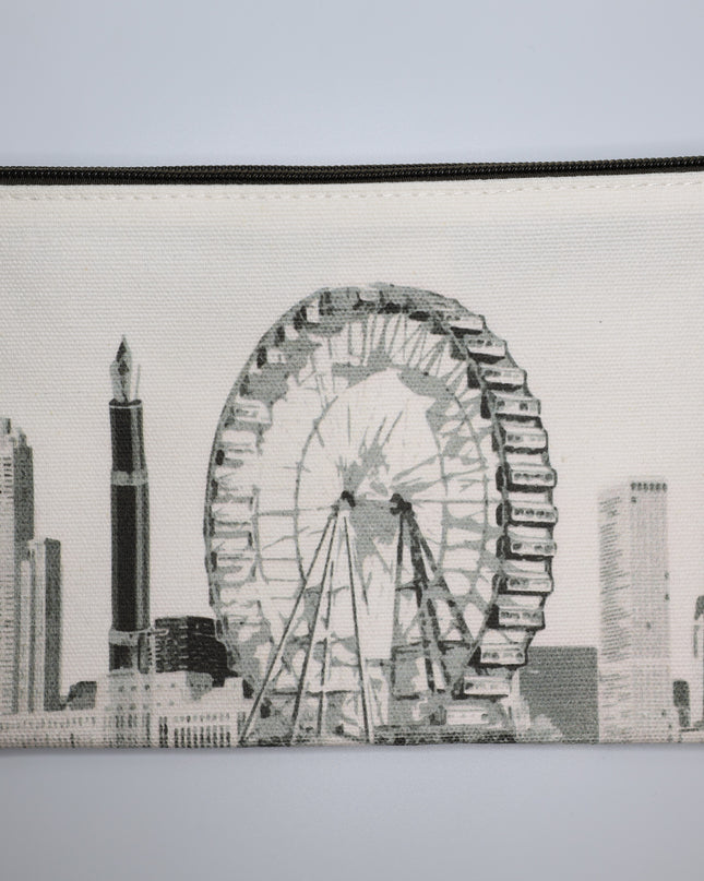 CAC Skyline Canvas Pencil Bag
