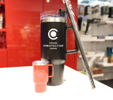 CAC Stainless Steel Tumbler Black Lrg