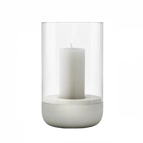 Calma Hurricane Lamp- Clear Glass