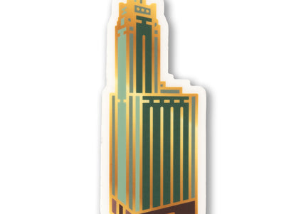 Champagne Building Sticker