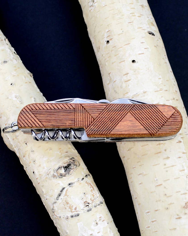 7-Tool Engraved Pocket Knife
