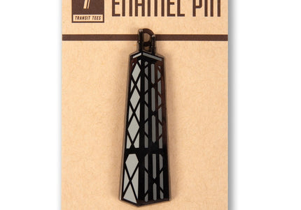 Signature Tower Enamel Pin
