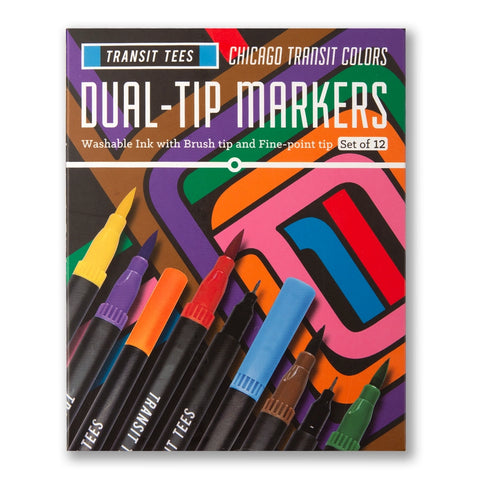 Transit Tees Dual Tip Markers