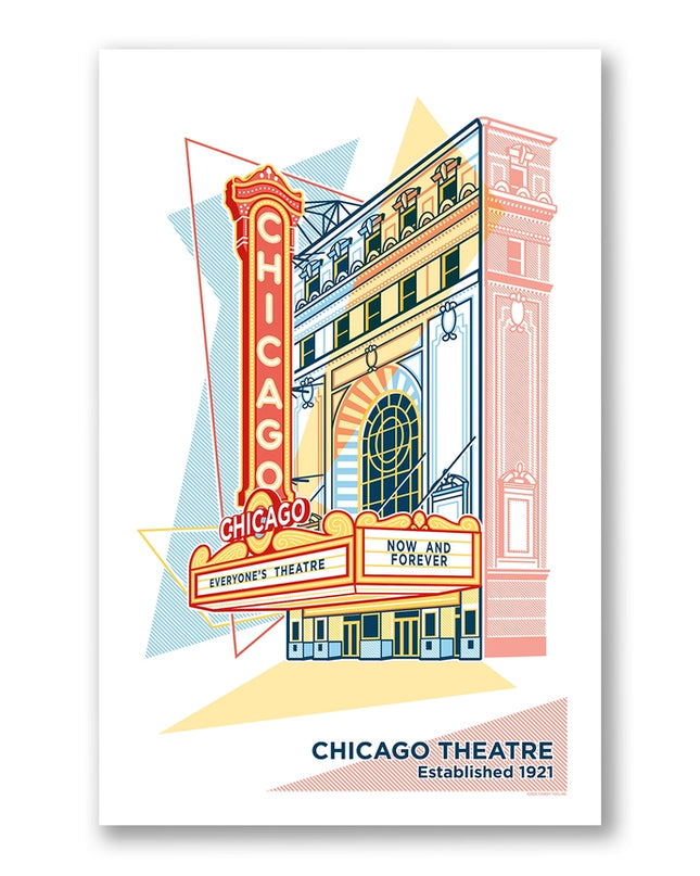 Chicago Theater Print 11"X 17"