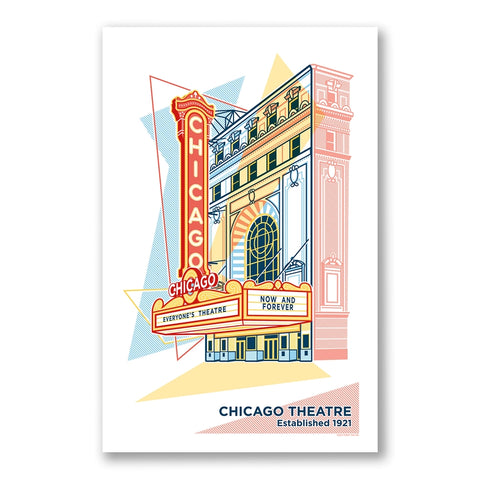 Chicago Theater Print 11"X 17"