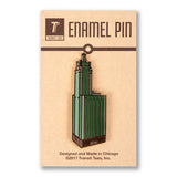 Champagne Building Enamel Pin