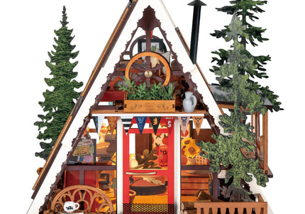 DIY A-Frame Cabin Miniature House