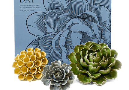 Ceramic Flower Day Gift Box Set