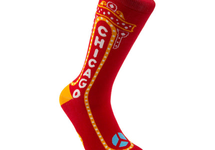Chicago Theater Dress Socks