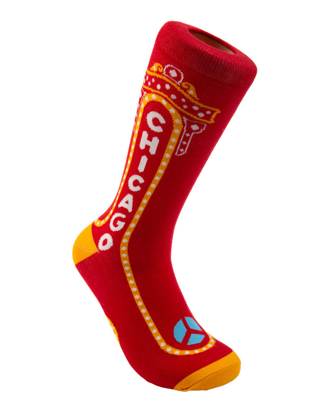 Chicago Theater Dress Socks