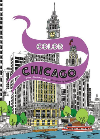 Color Chicago: 20 Views To Color in By Hand