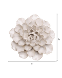Ivory European Water Lily Ceramic Flower