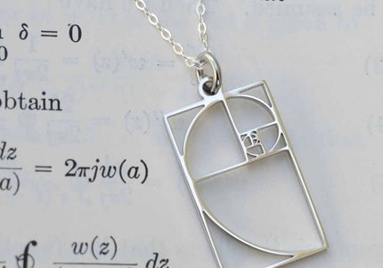 Fibonacci Necklace Silver