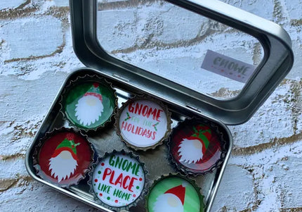 Gnomes Christmas Magnets