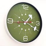 About Dot Time Wall Clock Green