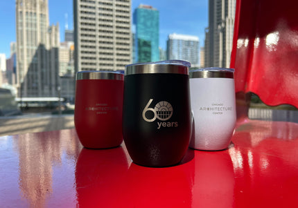 CAC 60th Anniversary Wine Tumbler- BLACK