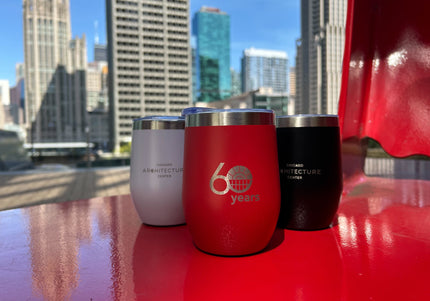 CAC 60th Anniversary Wine Tumbler- RED
