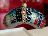 Chicago Skyline Bean Glass Ornament