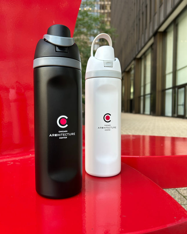 CAC Logo Sip Lid Reusable Bottle- BLACK