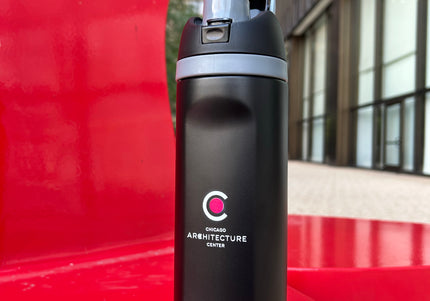 CAC Logo Sip Lid Reusable Bottle- BLACK