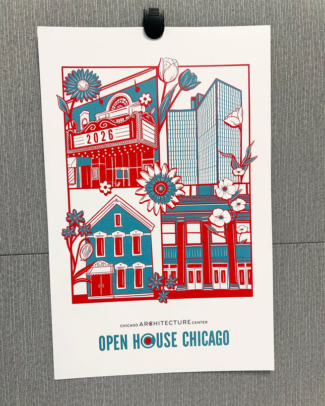 Open House Chicago 2026 Poster 11x17