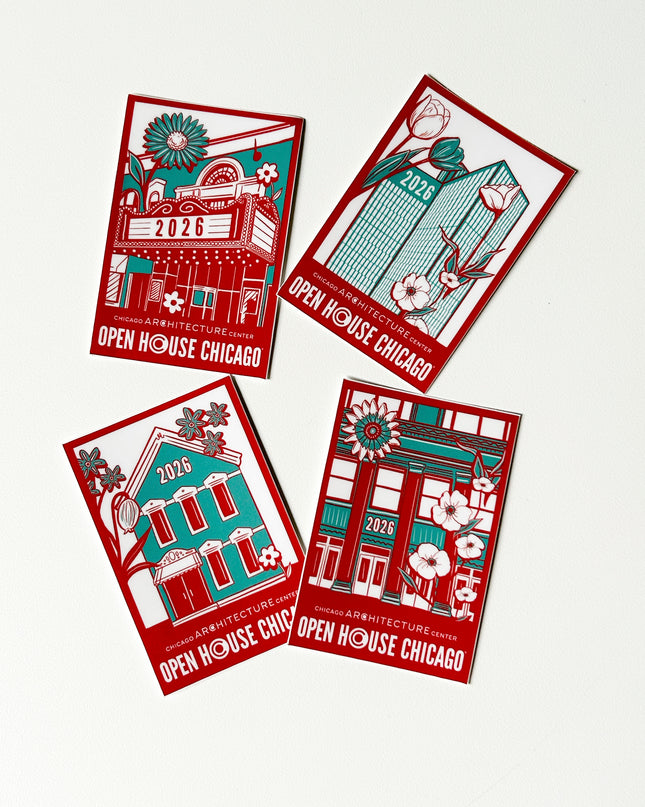 Open House Chicago 2026 Assorted Sticker