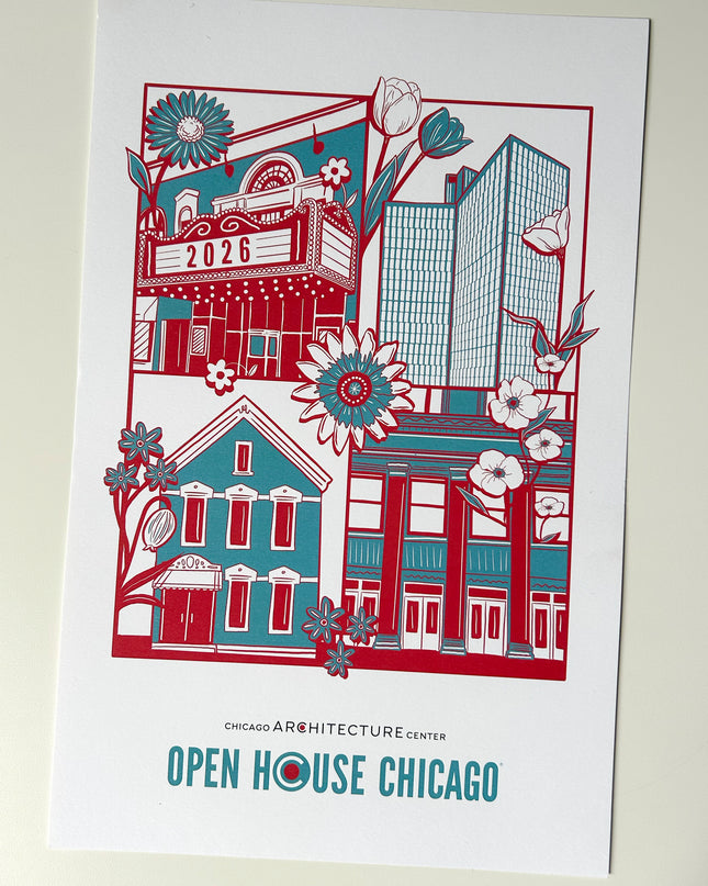 Open House Chicago 2026 Poster 11x17